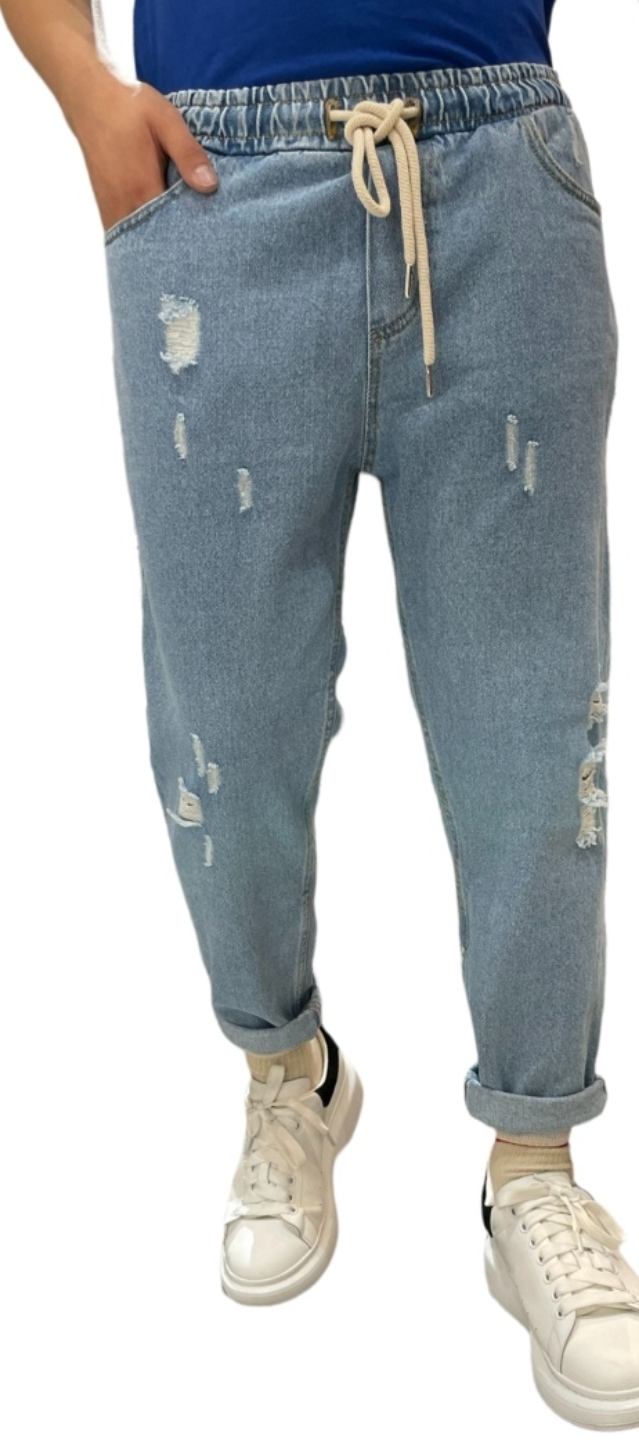 Jeans STRAPPETTATO Chiaro