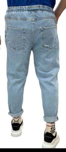 Jeans STRAPPETTATO Chiaro