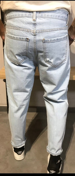 Jeans STRAPPETTATO Chiaro