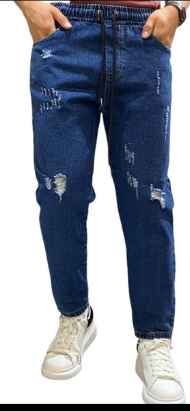 Jeans STRAPPETTATO Scuro