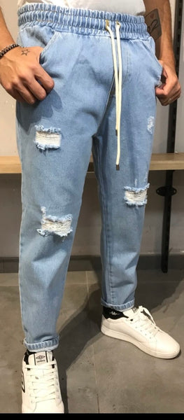 Jeans STRAPPETTATO Chiaro